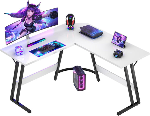 Bureau Gaming - d'angle au design en forme de L