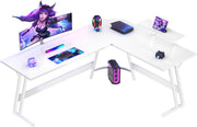 Bureau Gaming - d'angle au design en forme de L