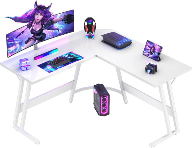 Bureau Gaming - d'angle au design en forme de L
