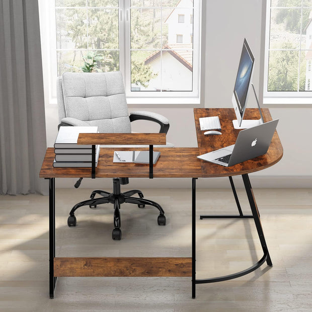 Bureau Gaming - d'angle au design en forme de L