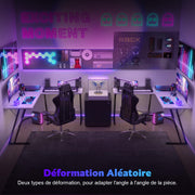 Bureau Gaming - d'angle au design en forme de L