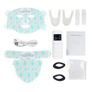 Beauté - Masque facial LED en silicone souple
