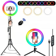 Lampe - Cercle LED RGB avec Télécommande pour Smartphone