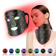 Beauté - Masque facial LED en silicone souple