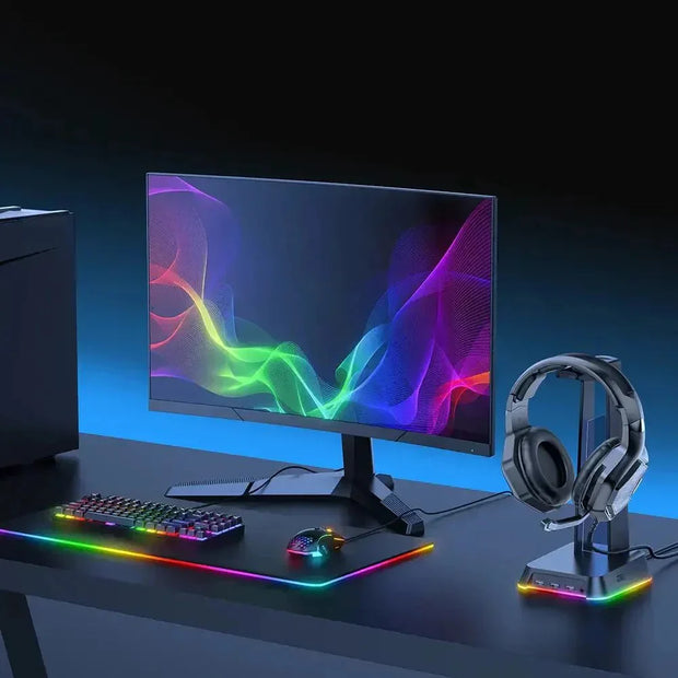 Casque - Support Casque Gaming RGB